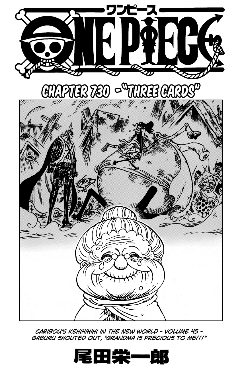 One Piece, Chapter 730 image 02